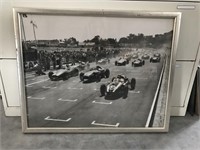 Race Cars Framed Picture