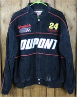 "Chase" Jeff Gordon #24 DuPont Black Suede Jacket