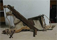 Wooden swing horse