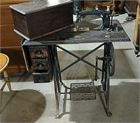 Unusual sewing machine wheeler & Wilson