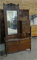 Oak gentleman's dresser