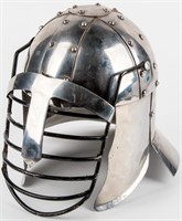 Vintage Sparring / Jousting Steel Helmet