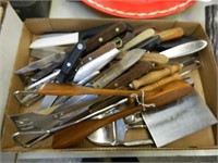 Many Knifes, Salad Tongs, Knife Sharpeners