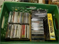 LARGE LOT OF CDS IN A MILK CRATE-COUNTRY, POP