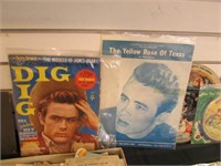 Lot of  Vintage James Deam Magazine & Sheet Music