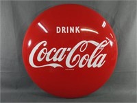 1960's Coca Cola 24" Button Sign #2