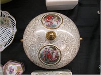 Empire Ware Covered Foted Dish