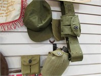 Lot Of US Army items ~ Hat,Belt,Ammo Holder&Mags.