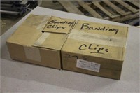 (2) BOXES OF APPROX 1000 1/2" NON-METALLIC BANDING