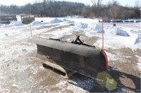 CURTIS 8FT SNOW PLOW WITH LIGHTS WITH CONTROLS AND