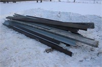 ASSORTED STEEL TRIM, VARIOUS SIZES, LENGTHS, AND