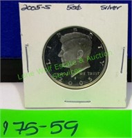 2005-S Kennedy Half Dollar, Silver Proof