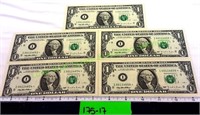 Uncircluated One $1 Dollar Star Note