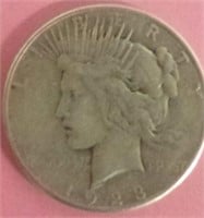 1923 USA Silver Morgan Dollar