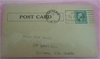 Postcard Adressed to White Star Dairy Chatham