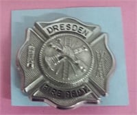 Dresden Fire Department Cap Badge