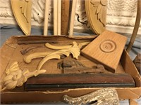 Large Lot of Resin & Wooden Decorative Pieces
