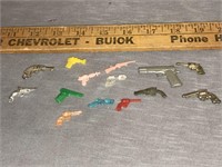 Lot of Vintage Cracker Jack & Tiny Toy Guns