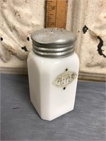 Antique / Vintage Milk Glass Pepper Shaker