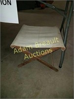 Small vintage folding cot seat