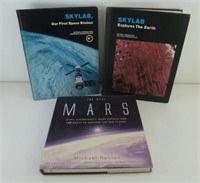 3 Books: "The Real Mars" & 2 Skylab Books