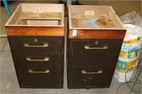 TWO CABINETS