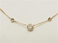 14K Gold Diamond(0.6ct) Necklace
