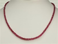 14kt Yellow Gold Ruby (40.0ct) Necklace