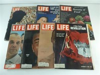 Lot of 7 1960's LIFE Magazines