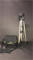 Lot of tripod and camera case