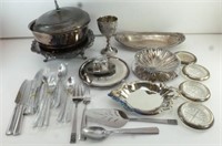 Group of Silver Plate Items