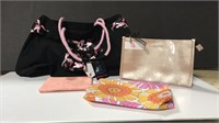 Lot of various purses and bags