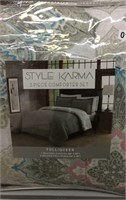 Style Karma Full/Queen 3pc Comforter Set