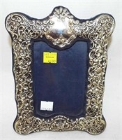Picture Frame With Silver Overlay