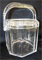 Lucite Basket With Lid
