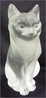 Lalique France Cat Sculpture