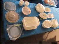 Approx. 31 pcs mixed Fire King & Pyrex (some w/