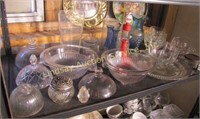 Approx. 30 pcs glassware: depression bowls, vases,