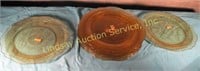 Amber depression: 11 serving plates