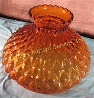 Amber Aladdin lamp shade