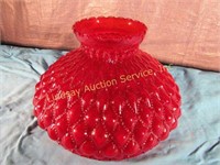 Red Aladdin lamp shade