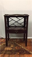 MAHOGANY END TABLE