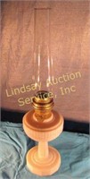 Aladdin Lincoln Drape Alacite lamp w/ chimney