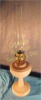 Aladdin Lincoln Drape Alacite lamp w/ chimney