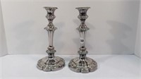 PAIR OF CANDLEHOLDERS
