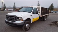 2004 Ford F450 S/A Flat Bed Truck