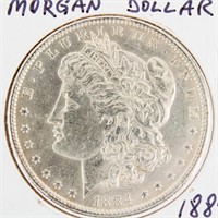 Coin 1884-O Morgan Silver Dollar  BU