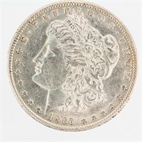 Coin 1887 S Morgan Silver Dollar Unc.
