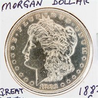 Coin 1882 S Morgan Silver Dollar Nice Details