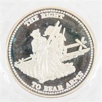Coin 1 Ounce Silver "The Right To Bear Arms"